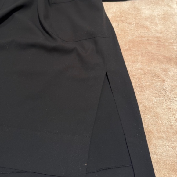 Aritzia Babaton Albin Black Belted Short Sleeve Pocket Dress - Picture 6 of 6